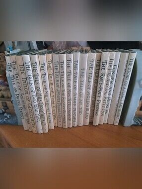 Set Of 21 BEATRIX POTTER Vtg Classic hardcover Books 1-21 F.WARNE PETER Rabbit